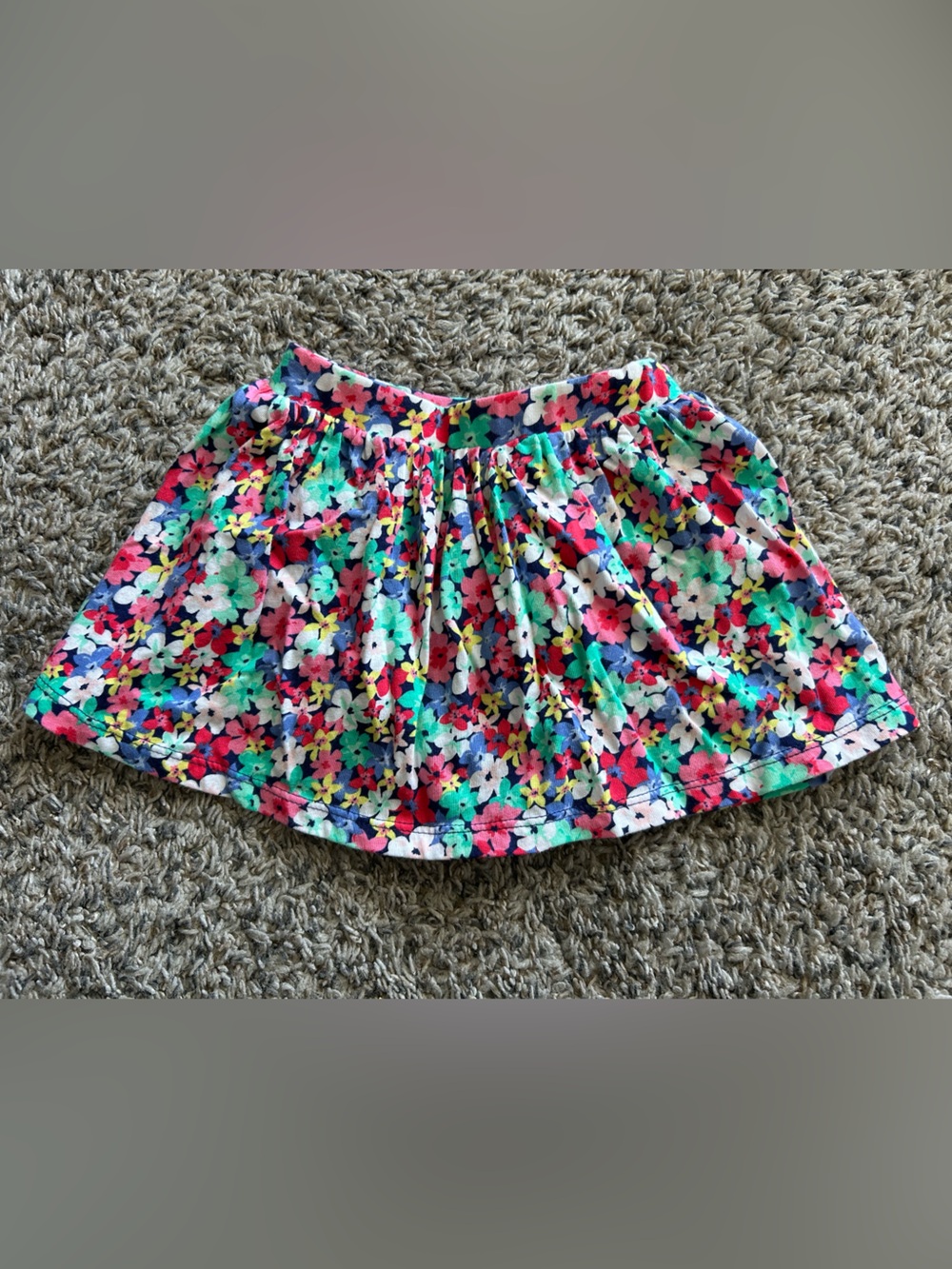 Carters Baby Girl Floral Print A-Line Skirt - Multicolor